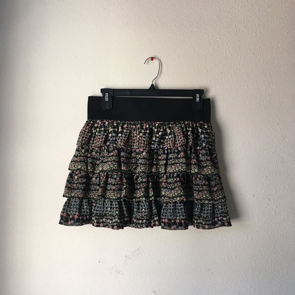 Floral Ruffle Skirt - Picture 2 of 8
